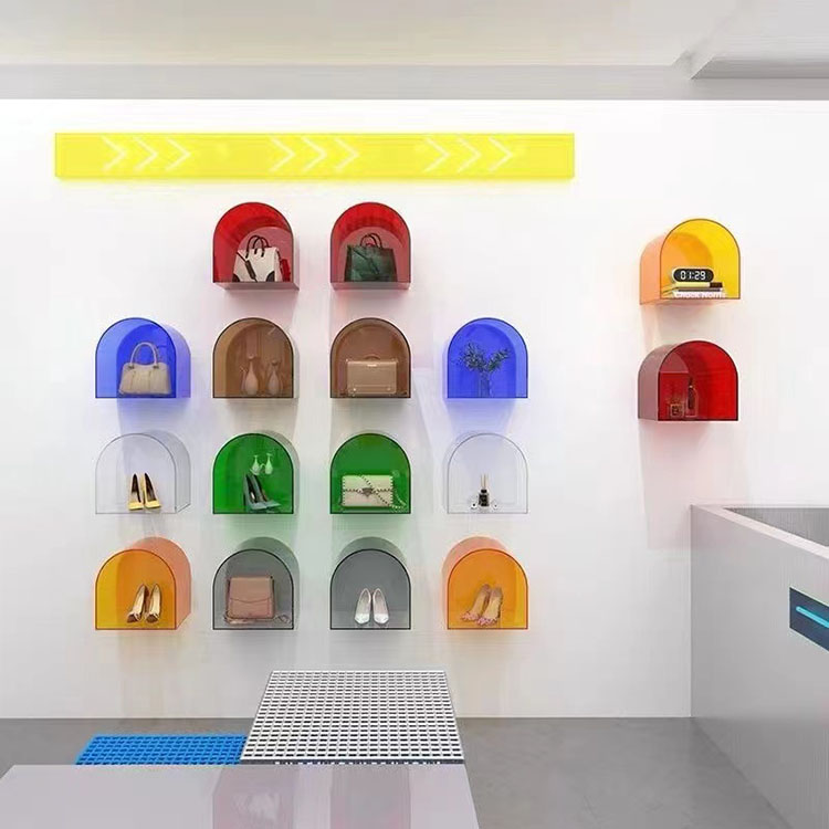Shoe Box Display - Présentoir mural en acrylique de style