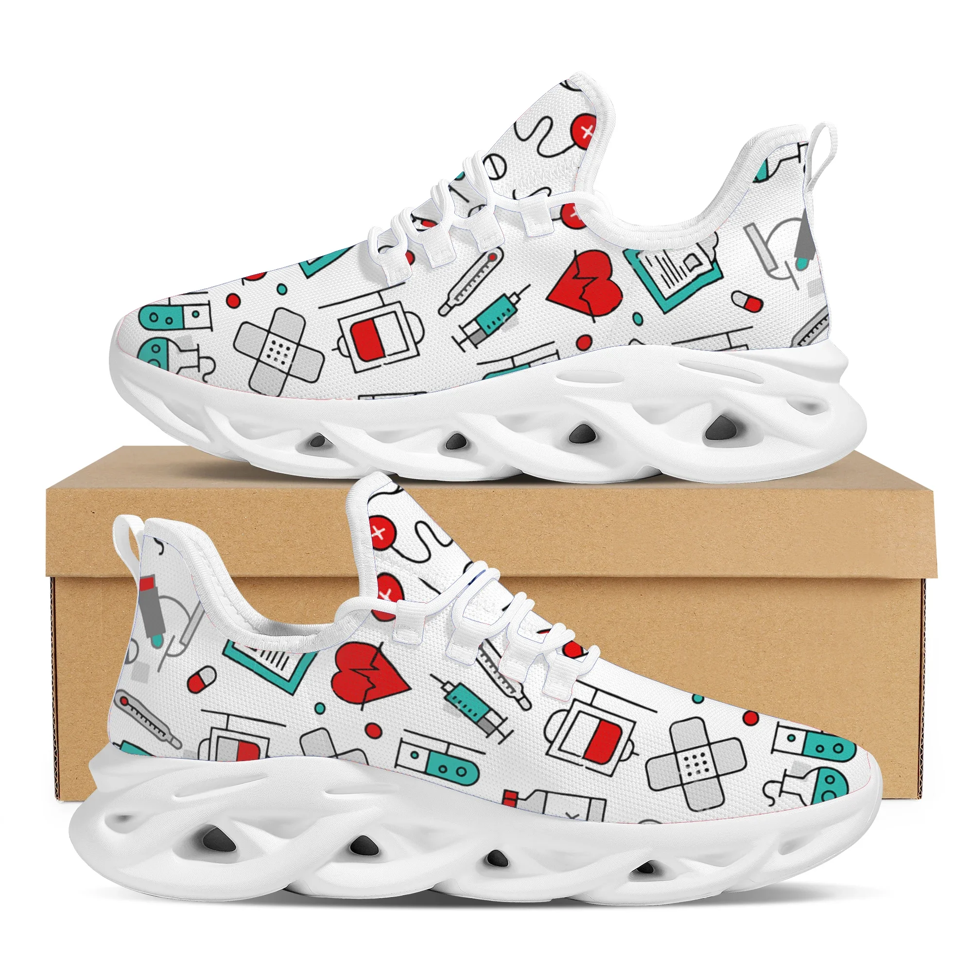 Sneaker Career - Chaussures d'allaitement à plateforme pour médecin,