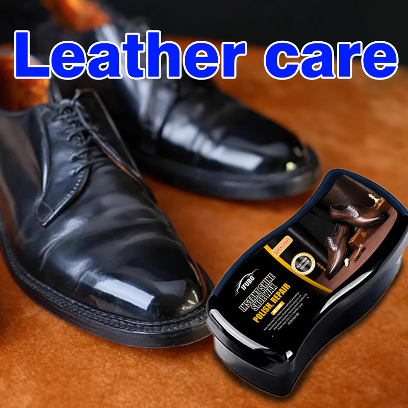 Sneaker Leather Care - Éponge à cirage instantané Ifubo, cire