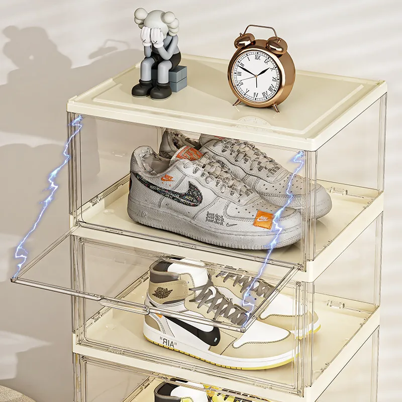 Meuble à chaussures pliant en  - Shoe Box Display avis et prix