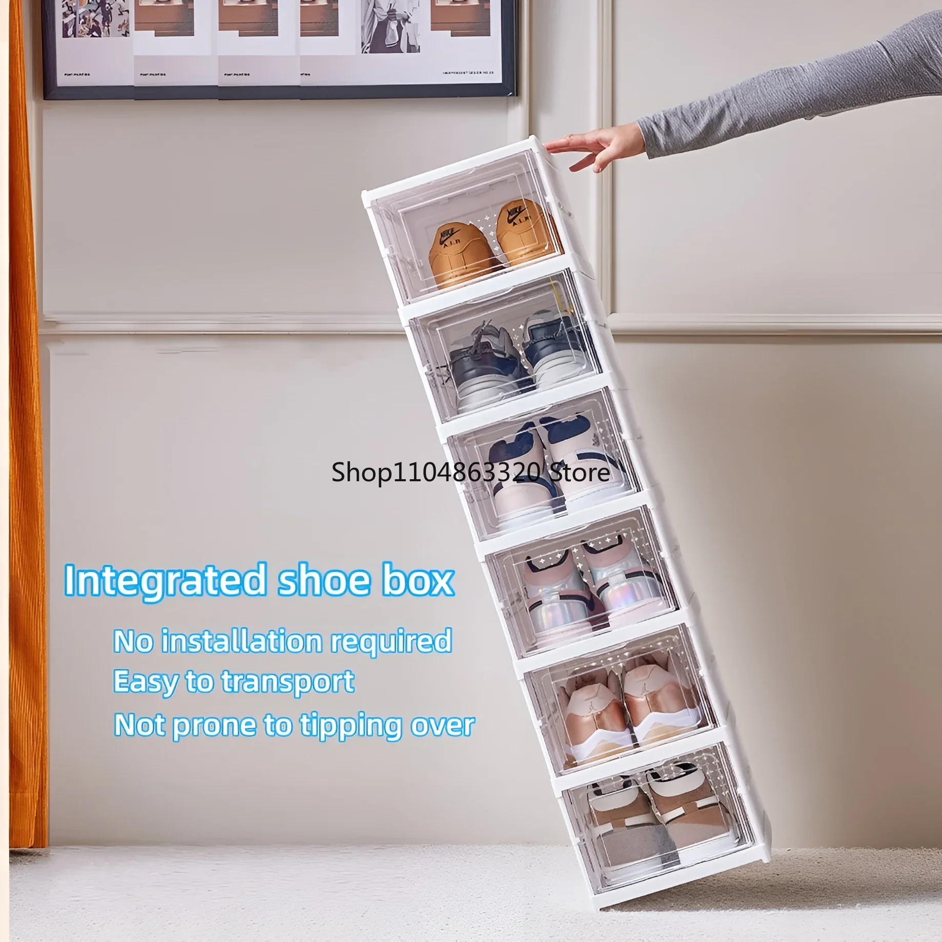Boîte à chaussures pliable tra - Shoe Box Display avis et prix