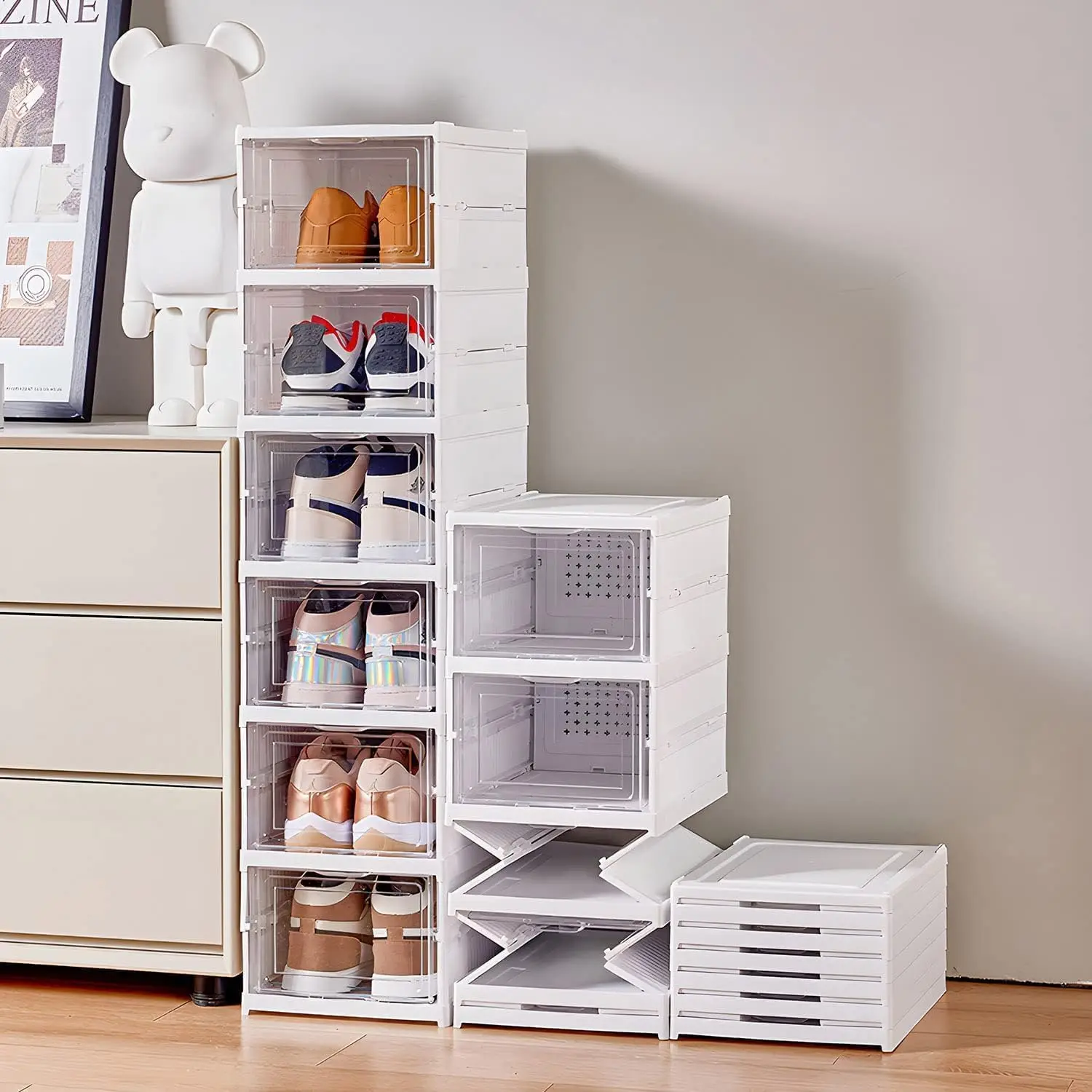 Boîte de rangement transparent - Shoe Box Display avis et prix