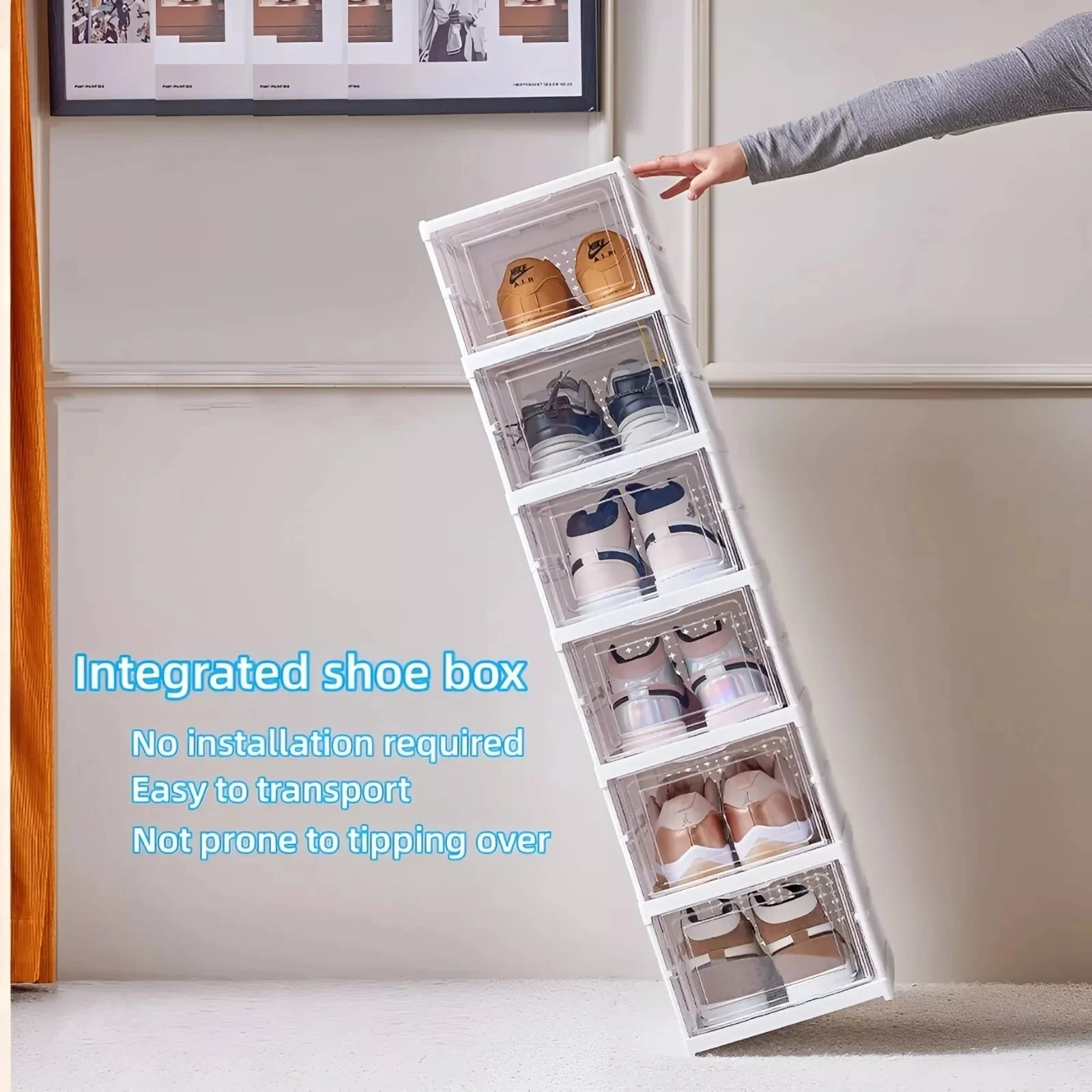 Boîte de rangement transparent - Shoe Box Display avis et prix